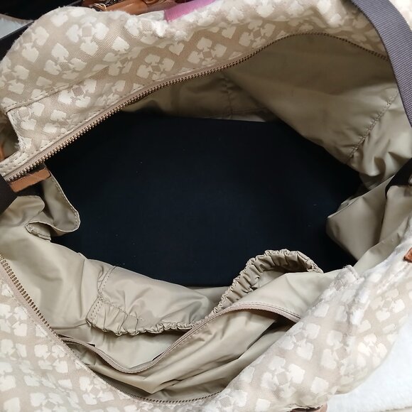 Kate Spade Stevie Baby Canvas and Leather Diaper Bag - Picture 9 of 14